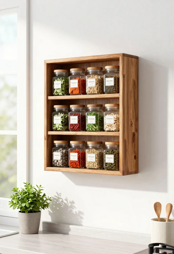 10 Small Wood Box Ideas: Simple Beginner Projects - 6. Spice Rack Box 1