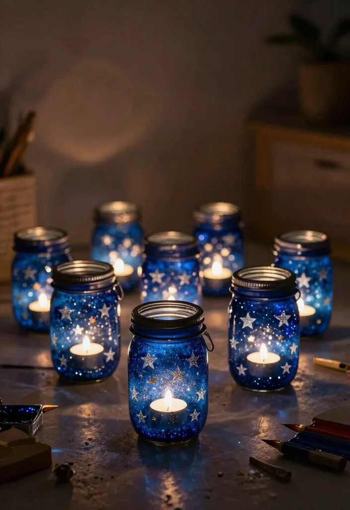 10 Star Craft Ideas for Cute and Simple Decorations - 1. Starry Night Lanterns 1
