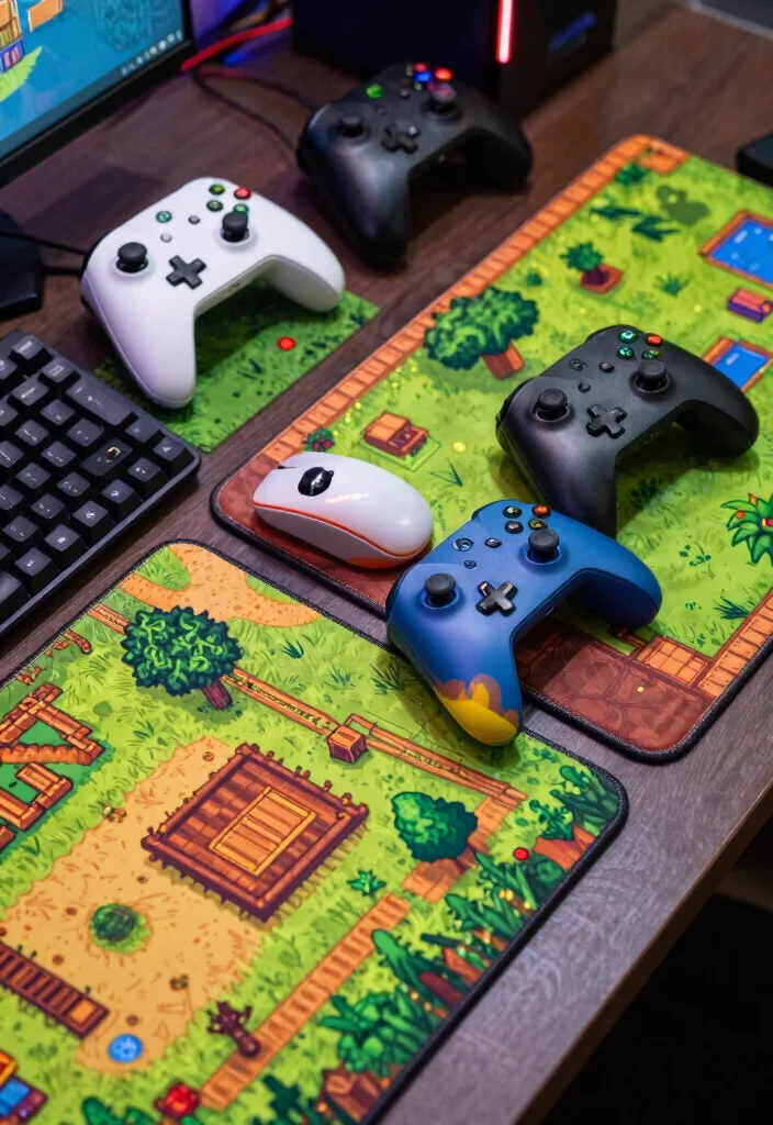10 Stardew Valley Decoration Ideas for a Cozy Gamer Room DIY - 8. Custom Gaming Gear 1