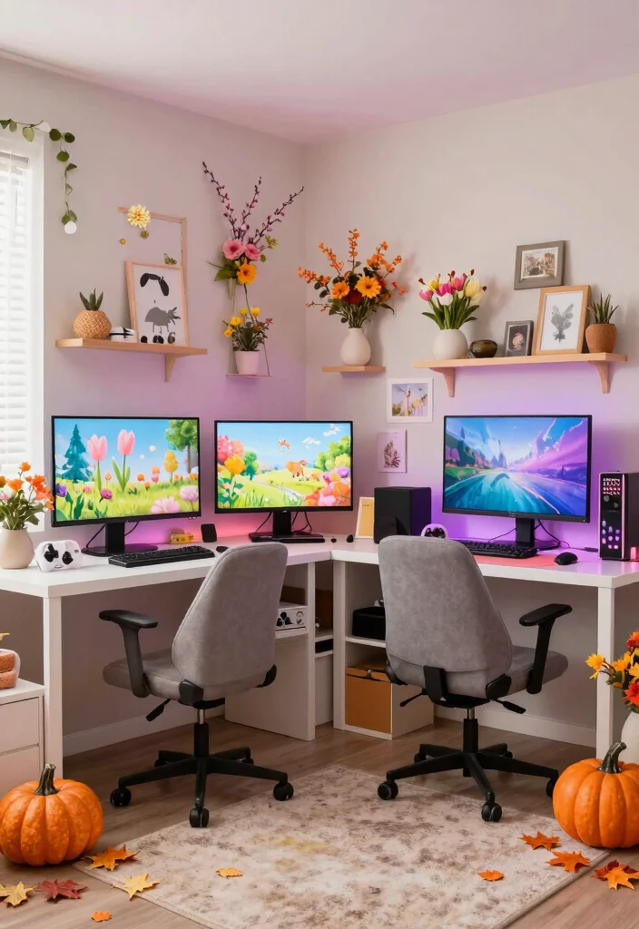 10 Stardew Valley Decoration Ideas for a Cozy Gamer Room DIY - 9. Seasonal Decor Rotations 1