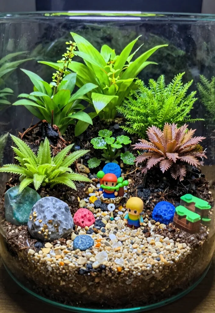 10 Terraria Decoration Ideas: Creative Gamer Inspired Decor - 3. Terrarium Creations 1