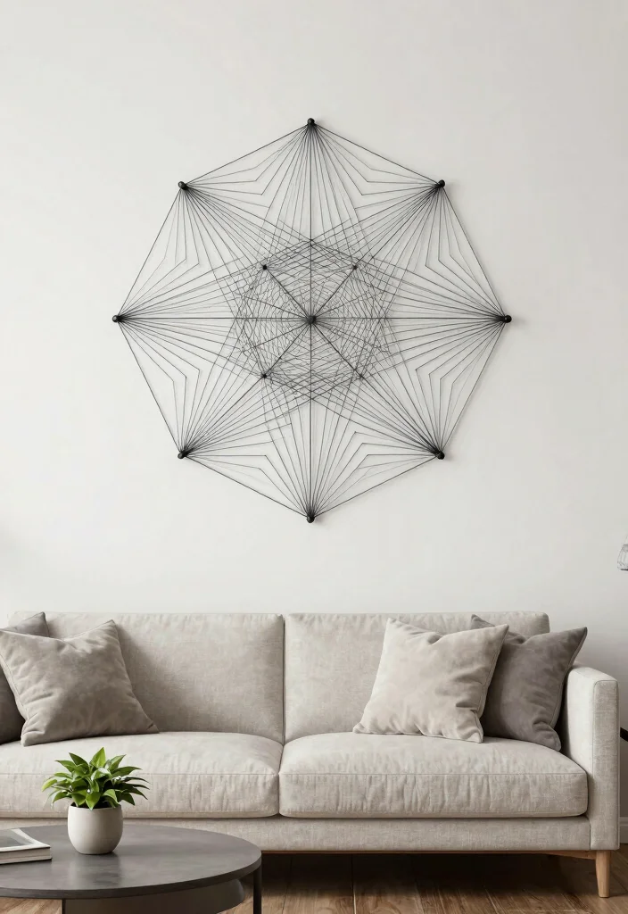 10 Wire Craft Ideas for Simple Modern Handmade Decor 1 10 Wire Craft Ideas for Simple Modern Handmade Decor - 1. Geometric Wire Wall Art 1