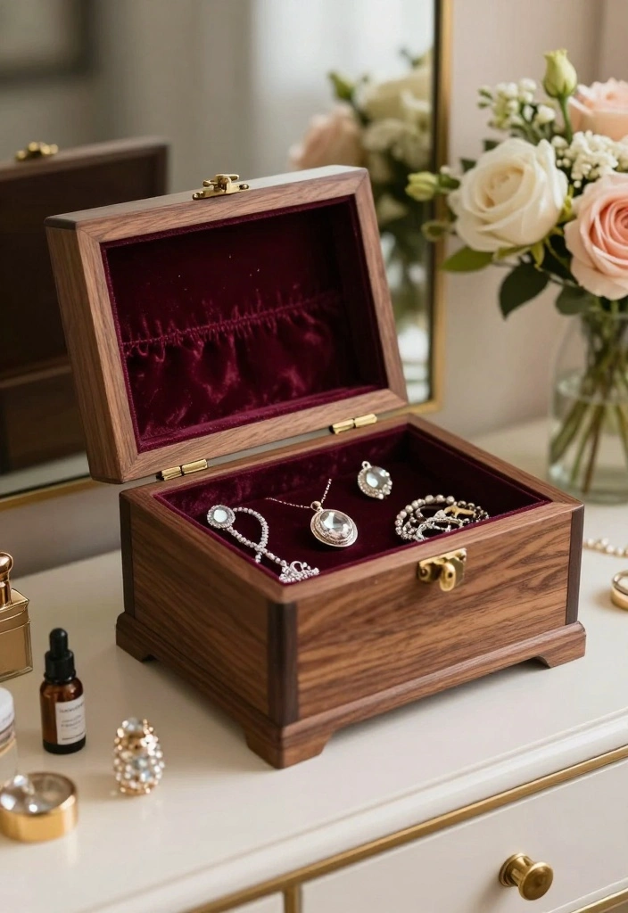 10 Wood Gift Box Ideas Handmade and Elegant 9 10 Wood Gift Box Ideas Handmade and Elegant 9. Jewelry Box with Velvet Lining 0