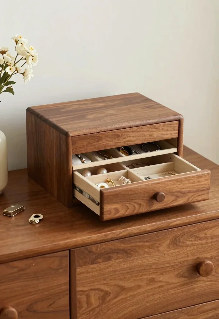 10 Wood Jewelry Box Ideas Simple and Timeless DIY 7 10 Wood Jewelry Box Ideas Simple and Timeless DIY 7. The Classic Drawer Box 0