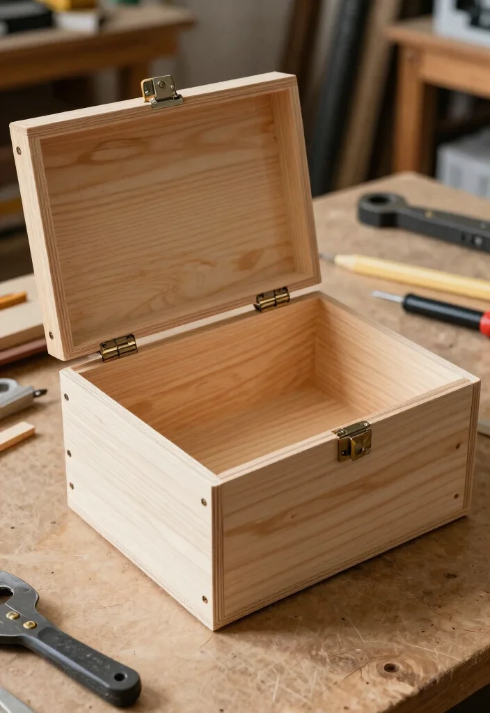 10 Wood Tool Box Ideas: Practical and Durable Builds - 4. Foldable Toolbox for Easy Storage 1