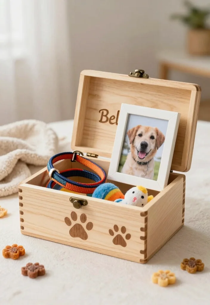 10 Wooden Memory Box Ideas for Meaningful Handmade Keepsakes 7 10 Wooden Memory Box Ideas for Meaningful Handmade Keepsakes 7. Pet Memory Box 0