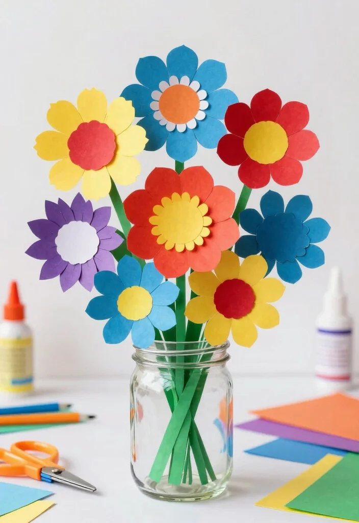 12 A4 Sheet Craft Ideas: Easy Paper DIY Projects 1 12 A4 Sheet Craft Ideas: Easy Paper DIY Projects - 1. Paper Flowers 1