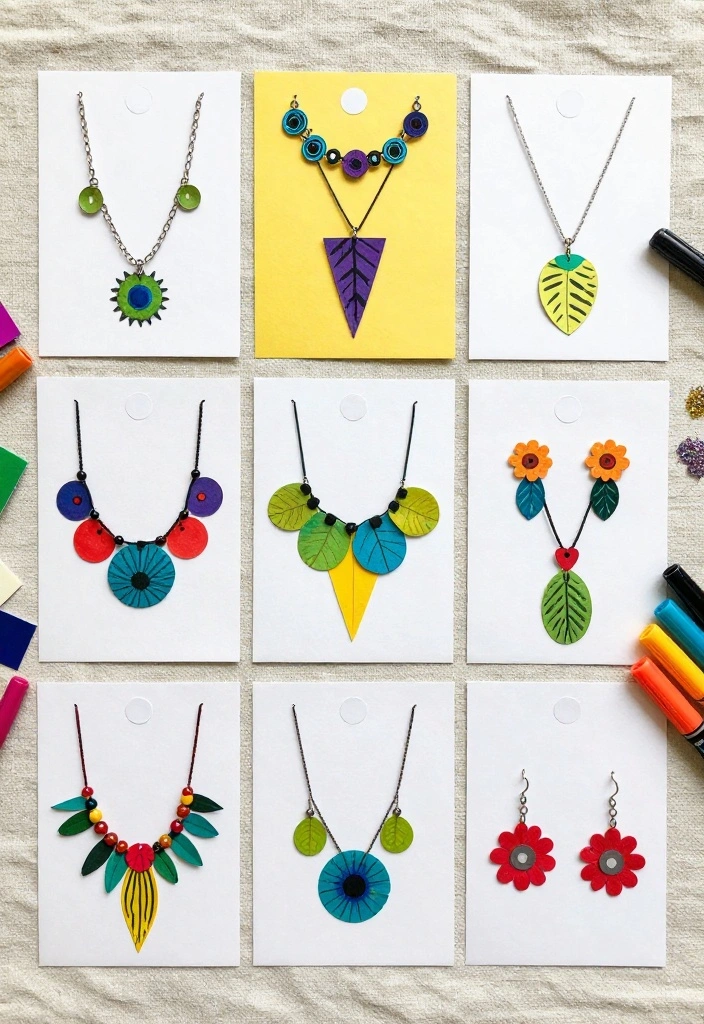 12 A4 Sheet Craft Ideas: Easy Paper DIY Projects 10 12 A4 Sheet Craft Ideas: Easy Paper DIY Projects - 10. Paper Jewelry 1