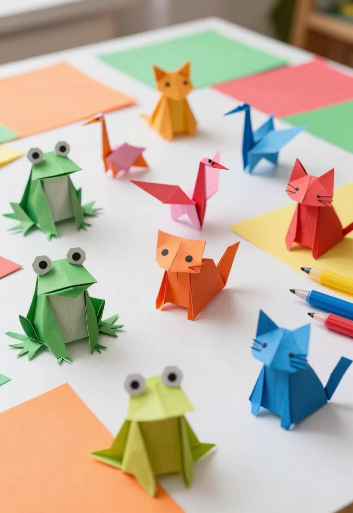 12 A4 Sheet Craft Ideas: Easy Paper DIY Projects 2 12 A4 Sheet Craft Ideas: Easy Paper DIY Projects - 2. Origami Animals 1