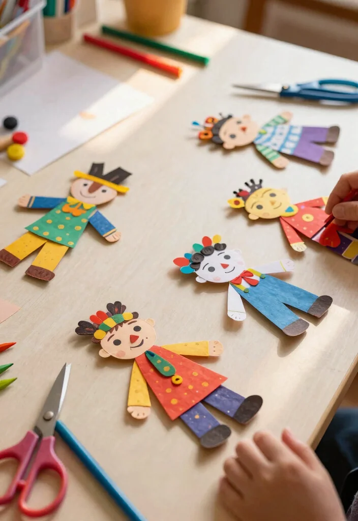 12 A4 Sheet Craft Ideas: Easy Paper DIY Projects 5 12 A4 Sheet Craft Ideas: Easy Paper DIY Projects - 5. Paper Puppets 1