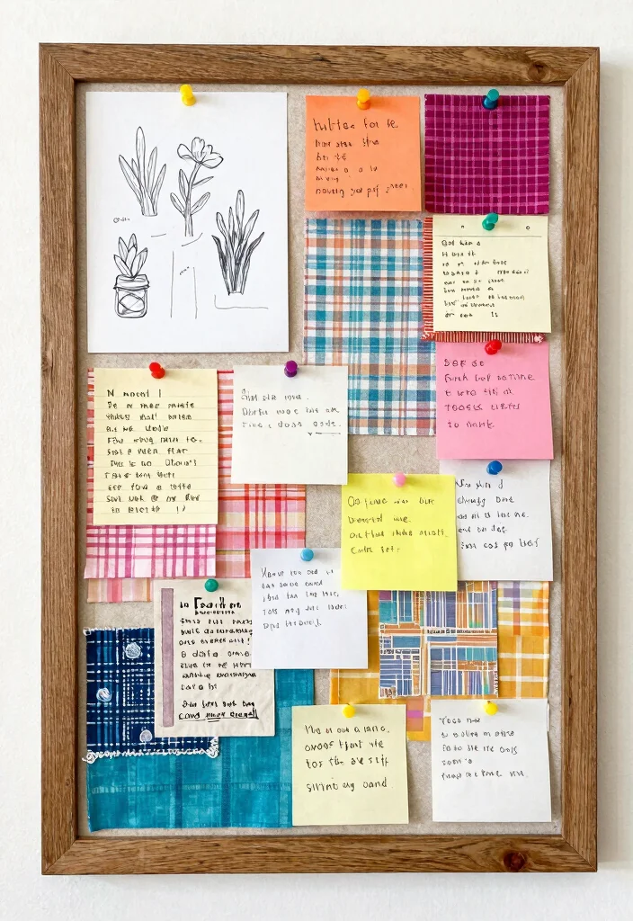 12 Art and Craft Room Decoration Ideas to Boost Creativity - 10. Colorful Bulletin Board 1