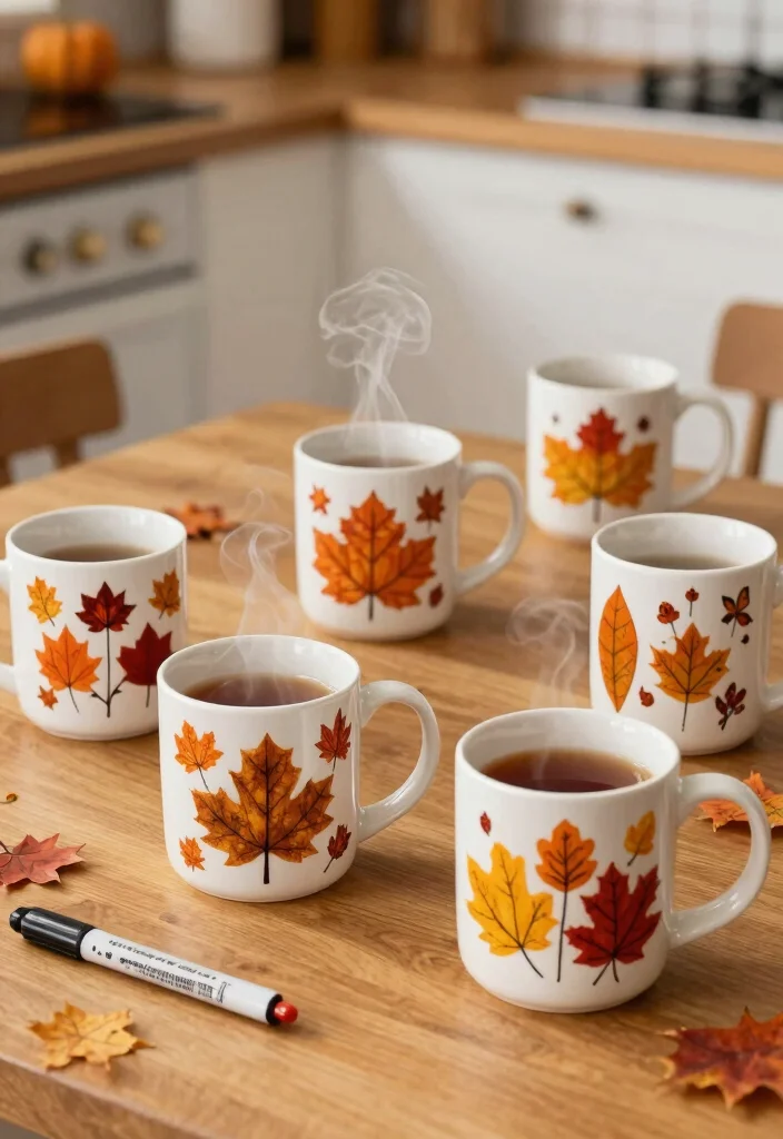 12 Autumn Craft Ideas: Cozy Seasonal Projects 11 12 Autumn Craft Ideas Cozy Seasonal Projects 12. Cozy Autumn Mugs 0