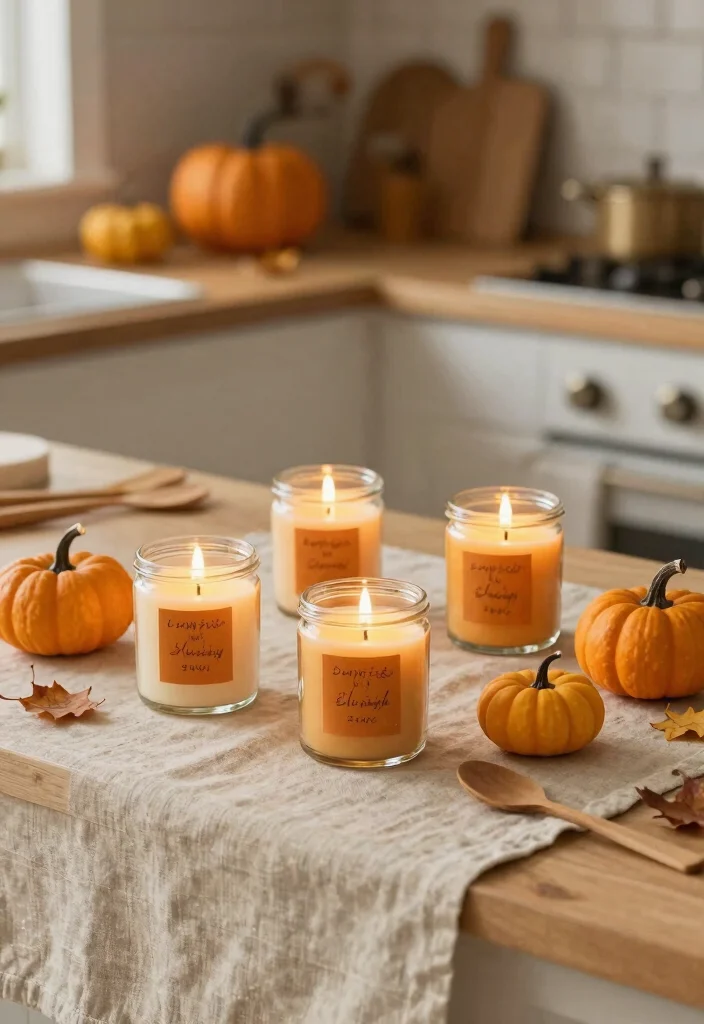 12 Autumn Craft Ideas: Cozy Seasonal Projects 2 12 Autumn Craft Ideas Cozy Seasonal Projects 2. Pumpkin Spice Candles 0