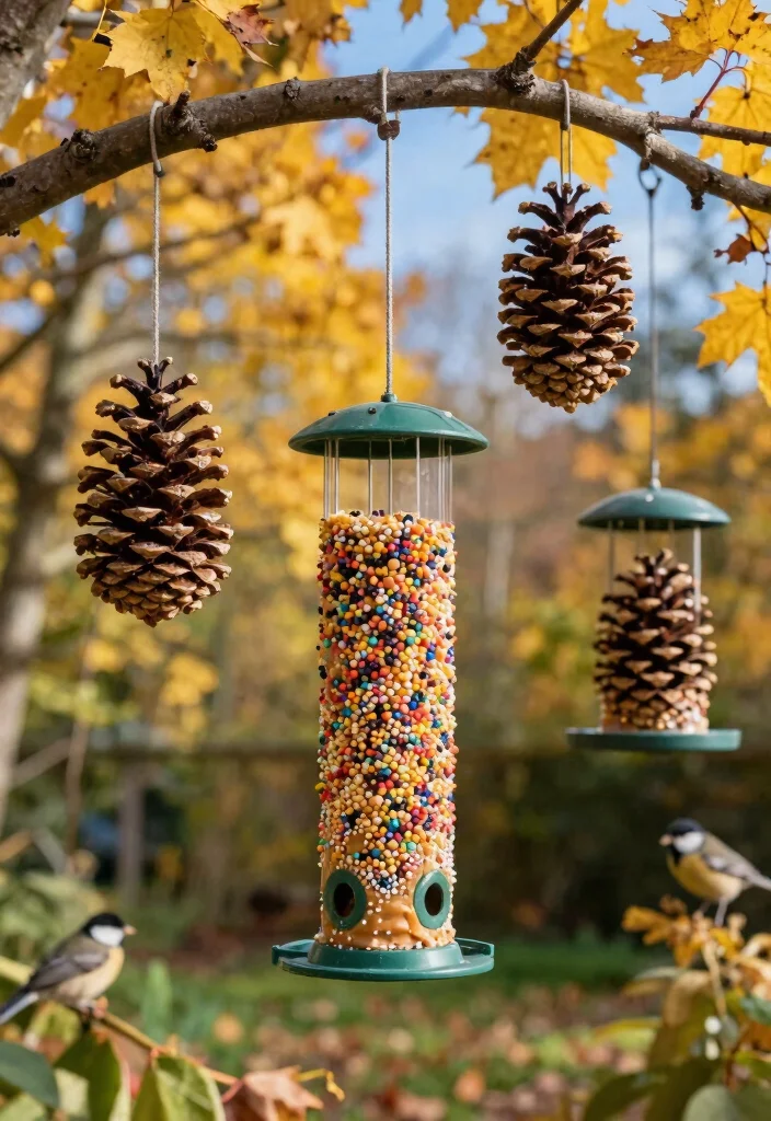 12 Autumn Craft Ideas: Cozy Seasonal Projects 4 12 Autumn Craft Ideas Cozy Seasonal Projects 4. DIY Pinecone Bird Feeders 0