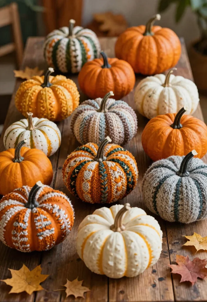 12 Autumn Craft Ideas: Cozy Seasonal Projects 5 12 Autumn Craft Ideas Cozy Seasonal Projects 5. Upcycled Sweater Pumpkins 0