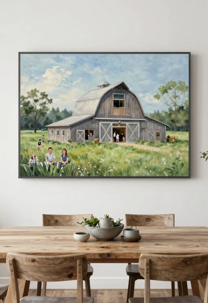 12 Barn Painting Ideas for Rustic Farmhouse Wall Decor - 11. Customized Barn Art 1