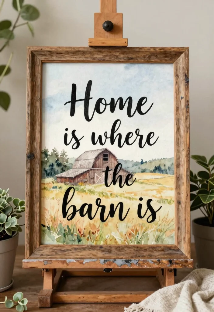 12 Barn Painting Ideas for Rustic Farmhouse Wall Decor - 4. Inspirational Barn Quotes 1