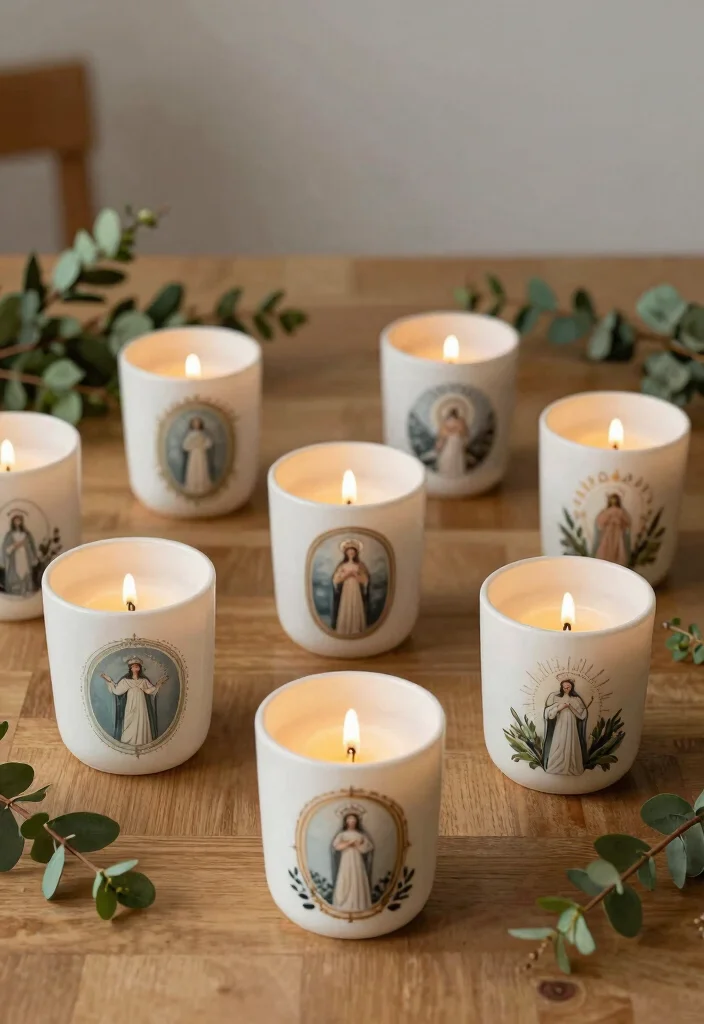 12 Christian Craft Ideas Meaningful and Easy to Make - 4. Faith-Inspired Candle Holders 1