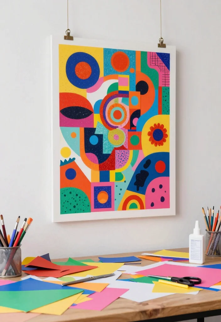 12 Craft Ideas Wall Decor Easy Handmade Accents - 9. Scrap Paper Art 1