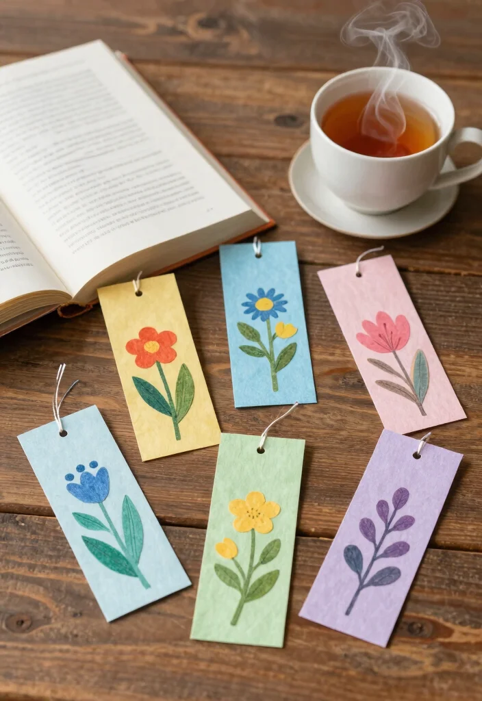 12 Craft Ideas with Tissue Paper: Easy and Budget Friendly - 12. Tissue Paper Bookmarks 1