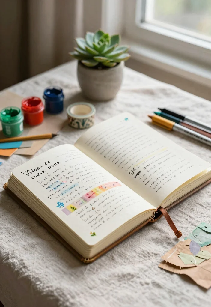 12 DIY Book Journal Ideas for Creative Readers - 1. Upcycled Book Cover Journal 1