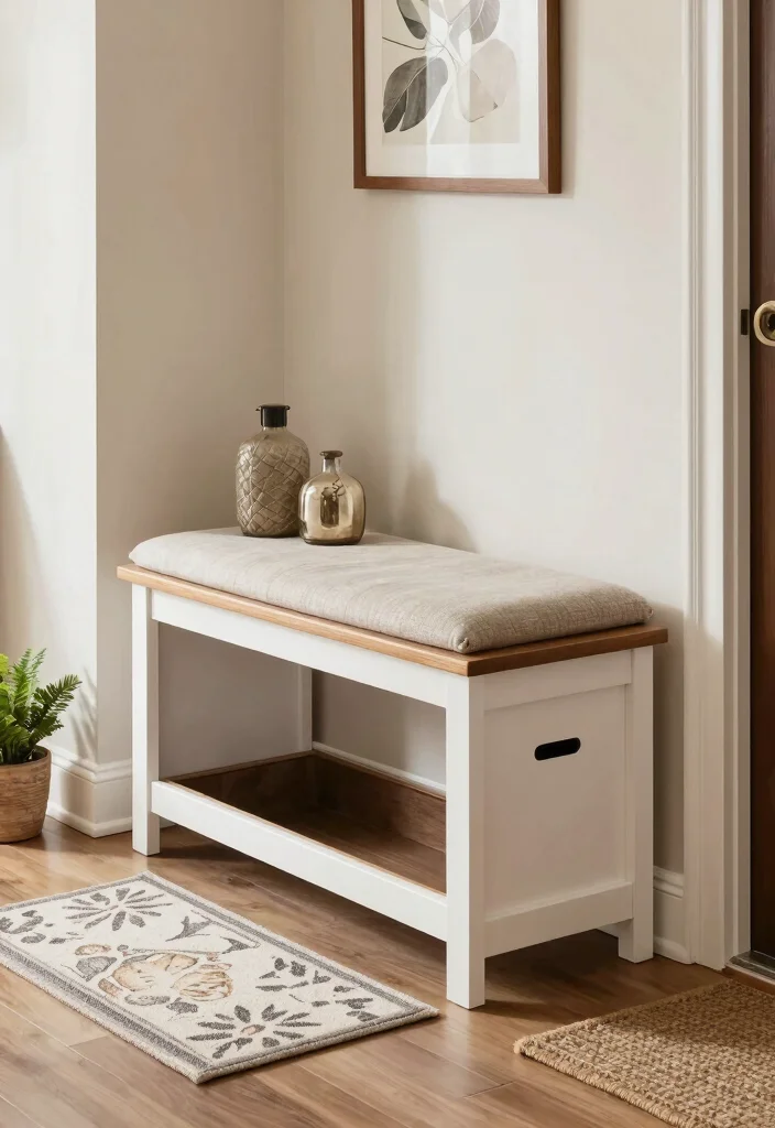 12 DIY Hidden Litter Box Ideas Clean Home Friendly - 4. Decorative Bench Litter Box 1