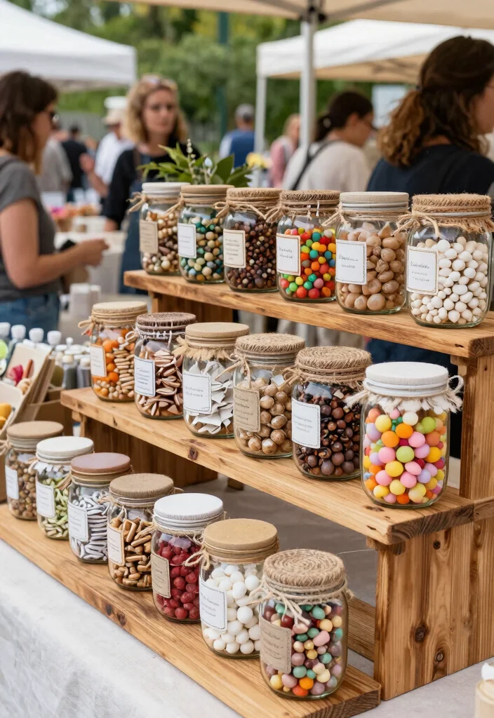 12 DIY Stall Decoration Ideas: Budget Friendly and Eye Catching 5 12 DIY Stall Decoration Ideas: Budget Friendly and Eye Catching - 5. Upcycled Jars for Organizing 1