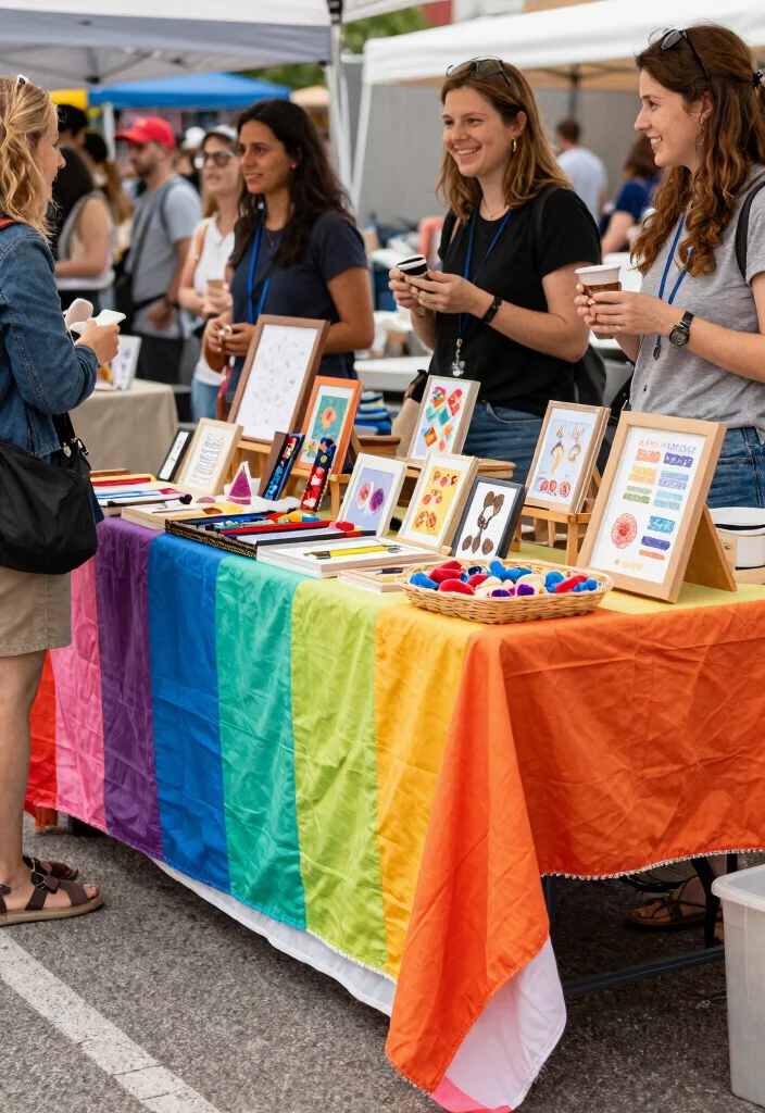 12 DIY Stall Decoration Ideas: Budget Friendly and Eye Catching 9 12 DIY Stall Decoration Ideas: Budget Friendly and Eye Catching - 9. DIY Fabric Covered Tables 1