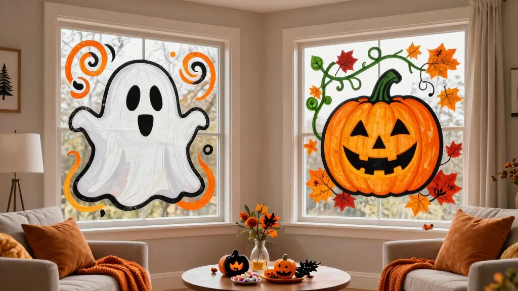 12 Easy Halloween Window Painting Ideas Last Minute Friendly