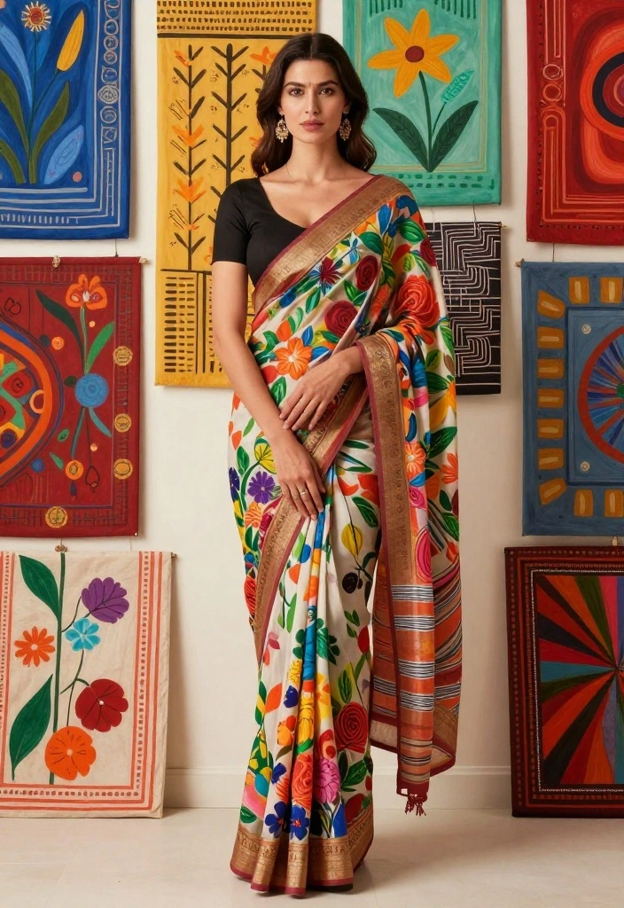 12 Fabric Painting Ideas on Sarees That Look Custom Made - Conclusion 1