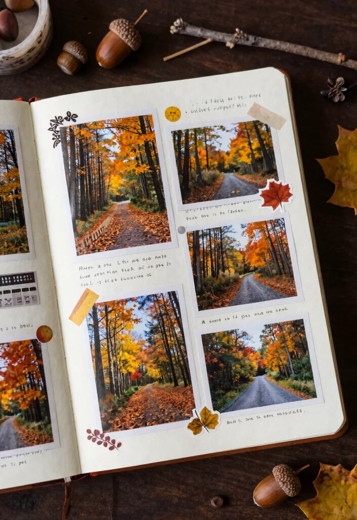 12 Fall Junk Journal Ideas Cozy and Creative for Autumn - 5. Nature Walk Snapshots 1