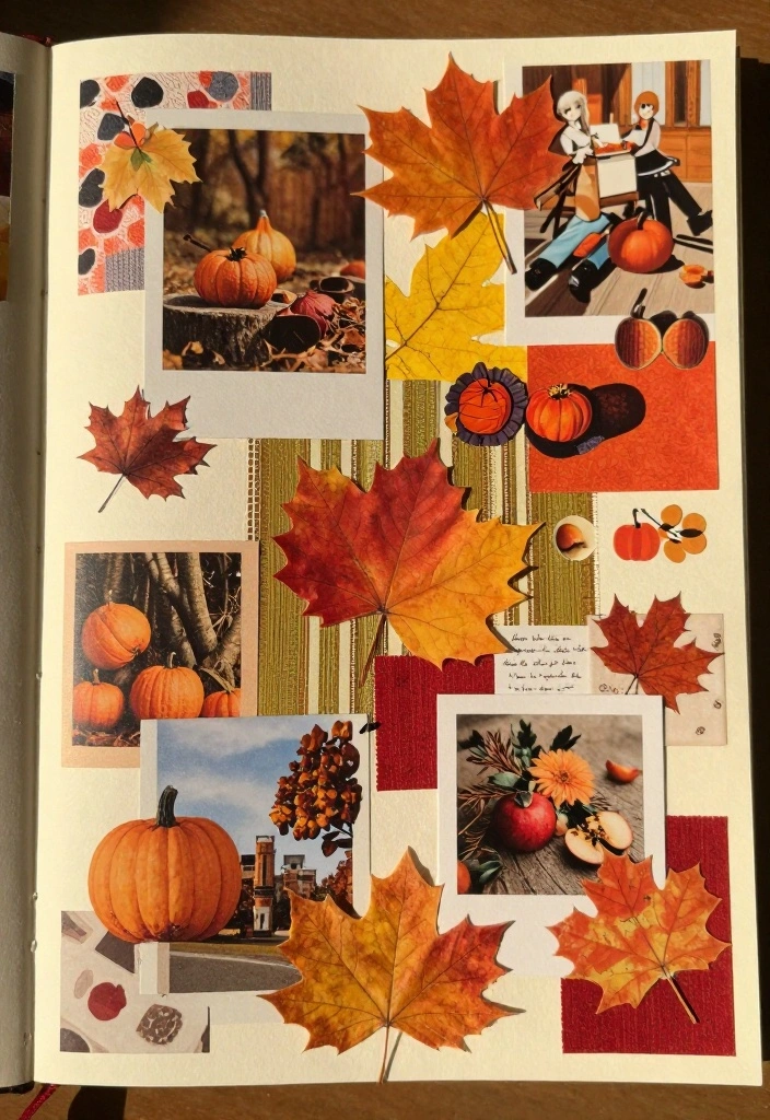 12 Fall Junk Journal Ideas Cozy and Creative for Autumn - 8. Autumn Mood Board 1