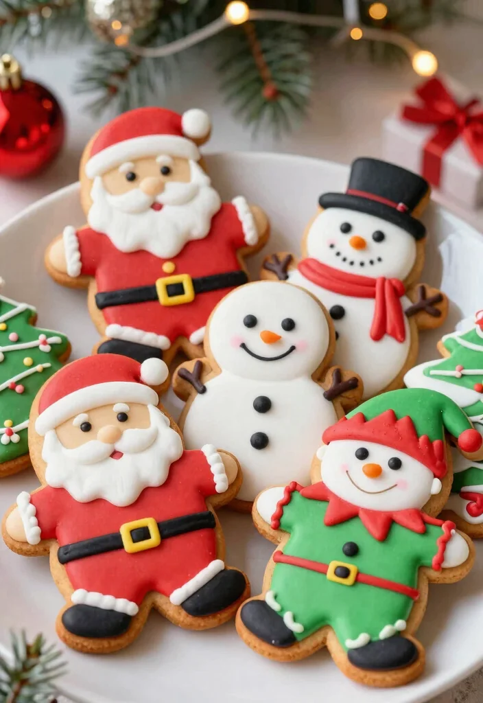 12 Gingerbread Painting Ideas Too Cute to Eat - 4. Holiday Character Creations 1