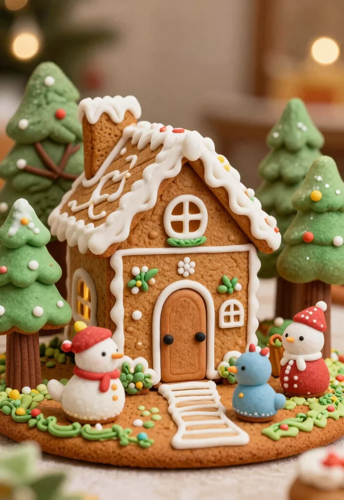 12 Gingerbread Painting Ideas Too Cute to Eat - 6. Magical Storybook Scenes 1
