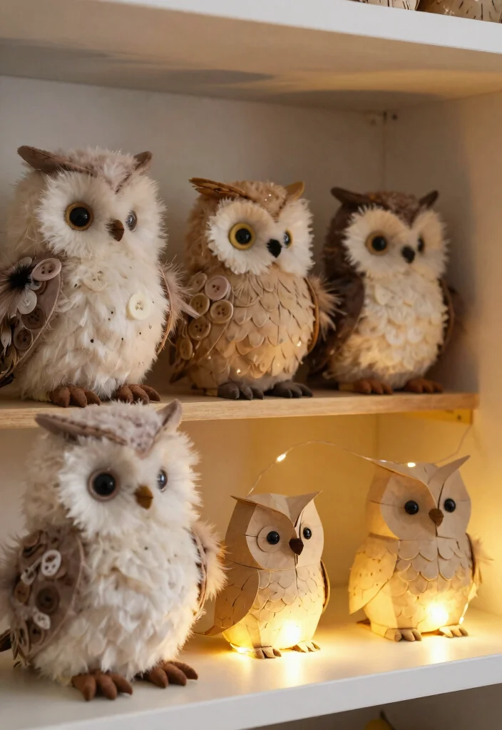 12 Harry Potter Craft Ideas: Magical DIY Decor Projects - 5. Hedwig-Inspired Owl Decor 1