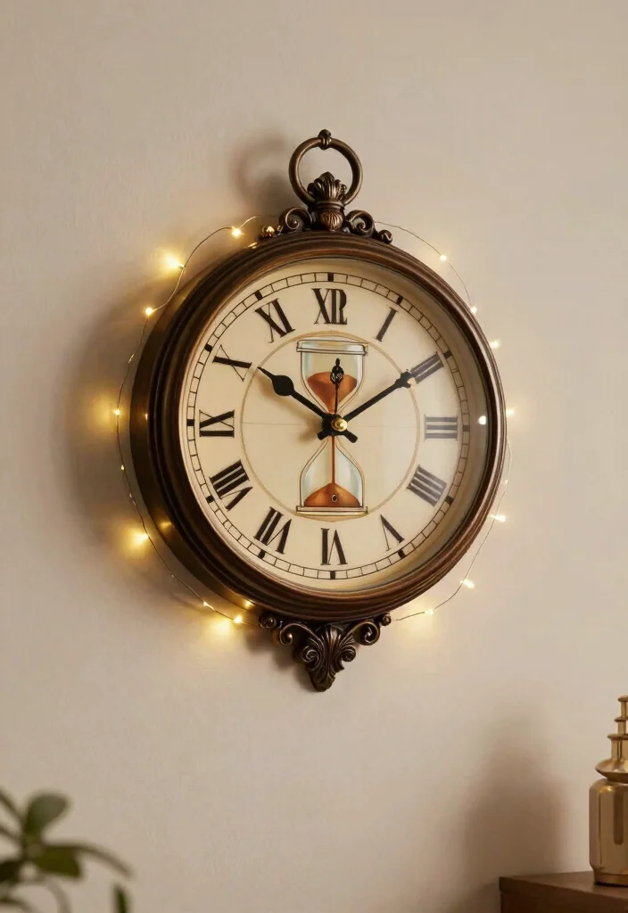 12 Harry Potter Craft Ideas: Magical DIY Decor Projects - 8. Magical Wall Clock 1