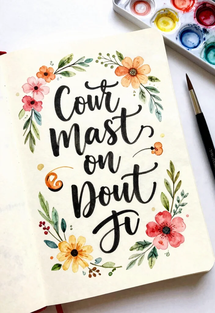 12 Illustrated Journal Ideas Anyone Can Try at Home - 4. Quote Illustrations 1