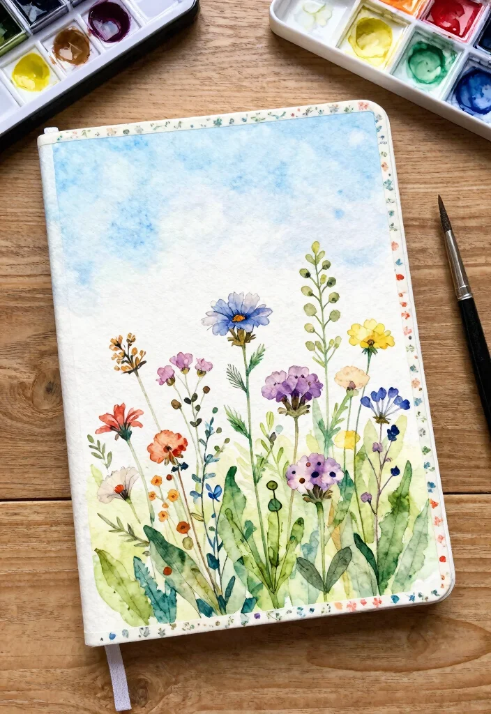 12 Journal Ideas Cover Page That Instantly Look Aesthetic 1 12 Journal Ideas Cover Page That Instantly Look Aesthetic 1. Botanical Bliss 0