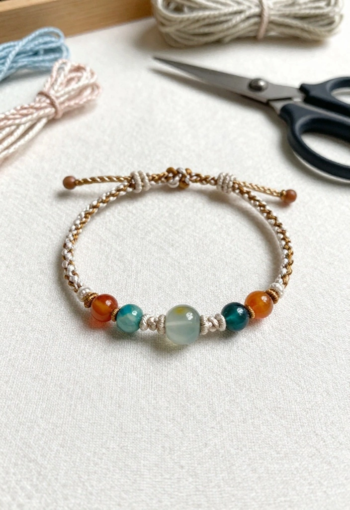 12 Macrame Easy DIY Craft Ideas Beginner Friendly - 10. Macrame Bracelet 1