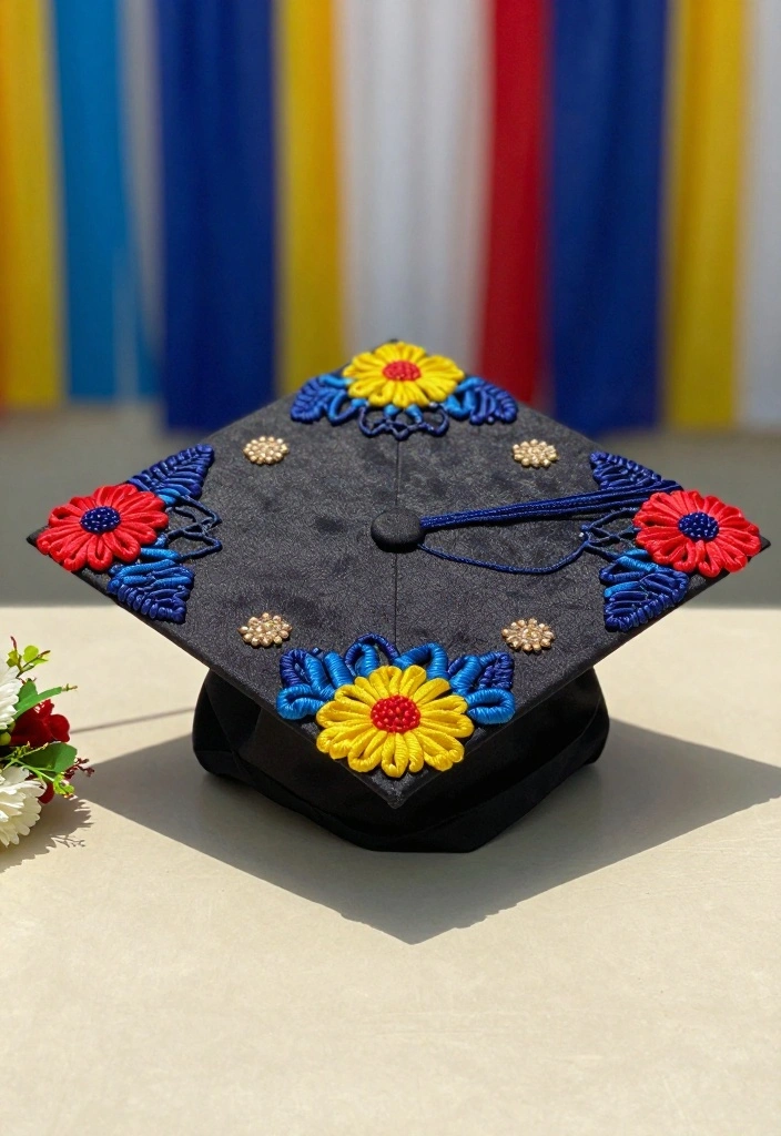 12 Macrame Easy DIY Craft Ideas Beginner Friendly - 12. Macrame Graduation Cap 1