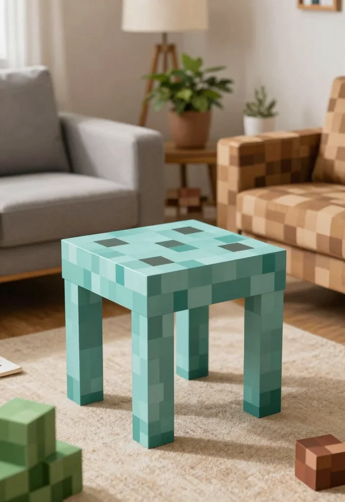 12 Minecraft Craft Ideas Creative DIY for Fans 11 12 Minecraft Craft Ideas Creative DIY for Fans 11. Minecraft Inspired Furniture 0