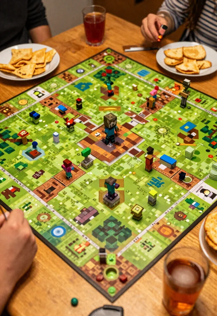 12 Minecraft Craft Ideas Creative DIY for Fans 7 12 Minecraft Craft Ideas Creative DIY for Fans 7. Minecraft Tabletop Game Board 0