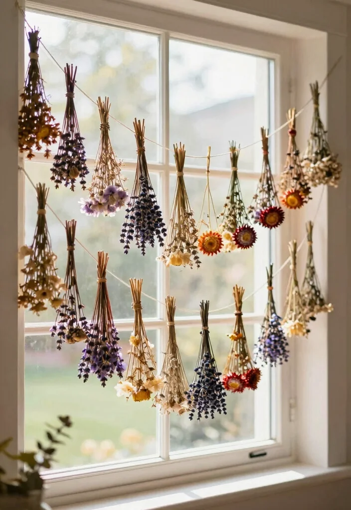 12 Nature Craft Ideas Easy Projects Inspired by the Outdoors 10 12 Nature Craft Ideas Easy Projects Inspired by the Outdoors 10. Dried Flower Garlands 0