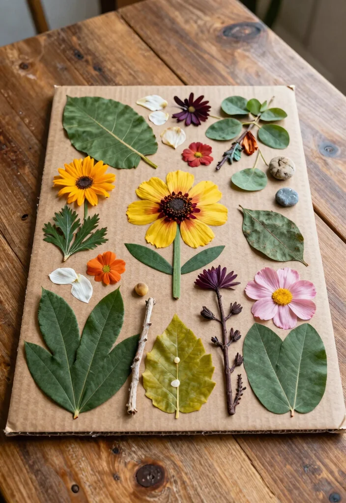 12 Nature Craft Ideas Easy Projects Inspired by the Outdoors 6 12 Nature Craft Ideas Easy Projects Inspired by the Outdoors 6. Nature Collages 0