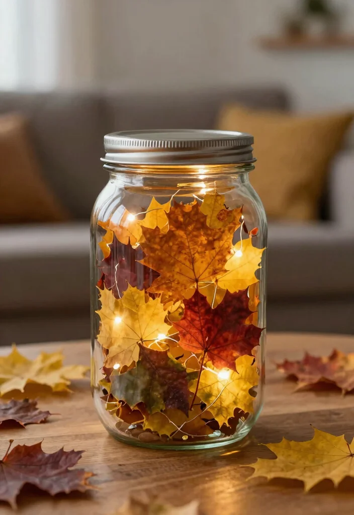 12 Nature Craft Ideas Easy Projects Inspired by the Outdoors 7 12 Nature Craft Ideas Easy Projects Inspired by the Outdoors 7. Seasonal Leaf Jars 0