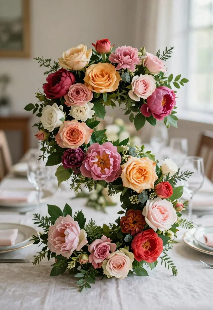 12 Number Decoration Ideas Perfect for Parties and Events - 2. Floral Number Arrangements 1