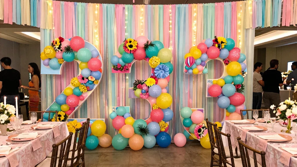 12 Number Decoration Ideas Perfect for Parties and Events
