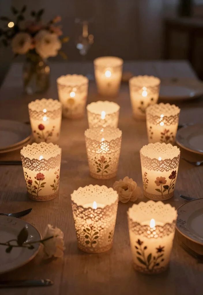 12 Paper Cup Craft Ideas Easy and Low Cost - 5. Cup Candle Holders 1