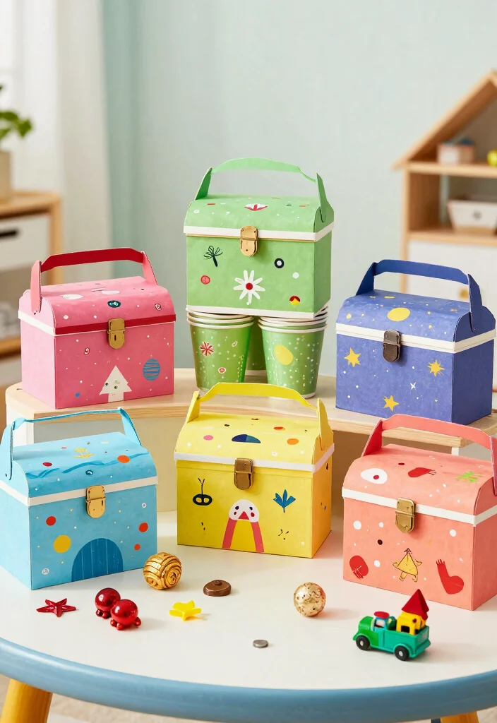 12 Paper Cup Craft Ideas Easy and Low Cost - 9. Cup Treasure Box 1