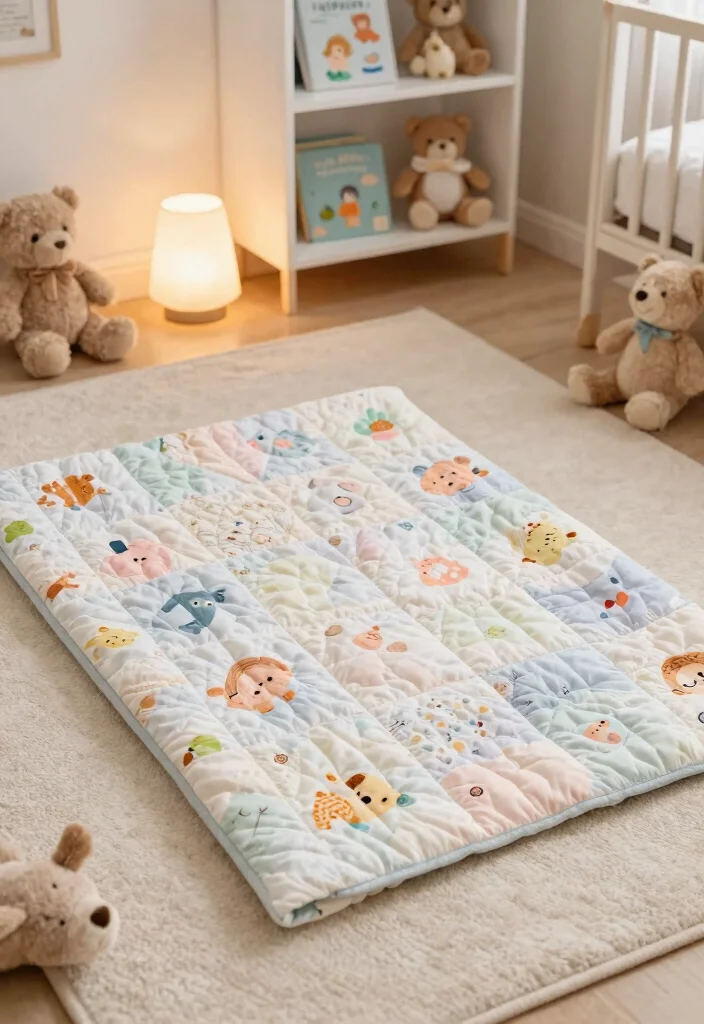 12 Quilt Craft Ideas for Cozy Handmade Creations 5 12 Quilt Craft Ideas for Cozy Handmade Creations - 5. Quilted Baby Blanket 1